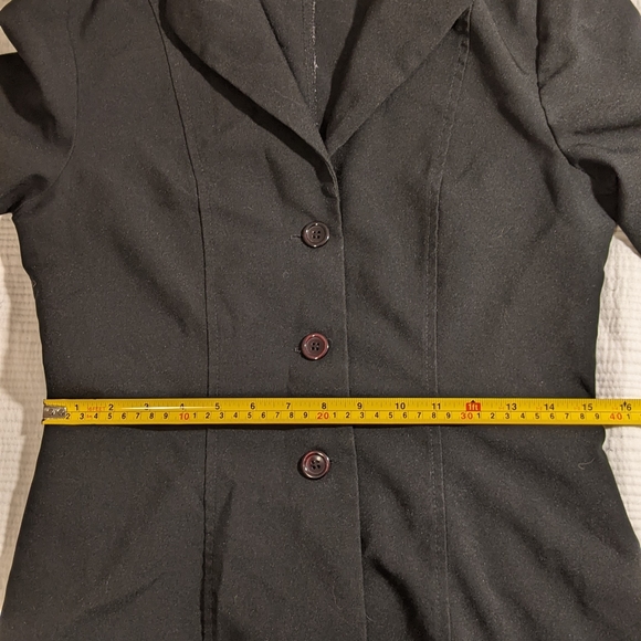 Garage casual black blazer, slim fit - Picture 5 of 7